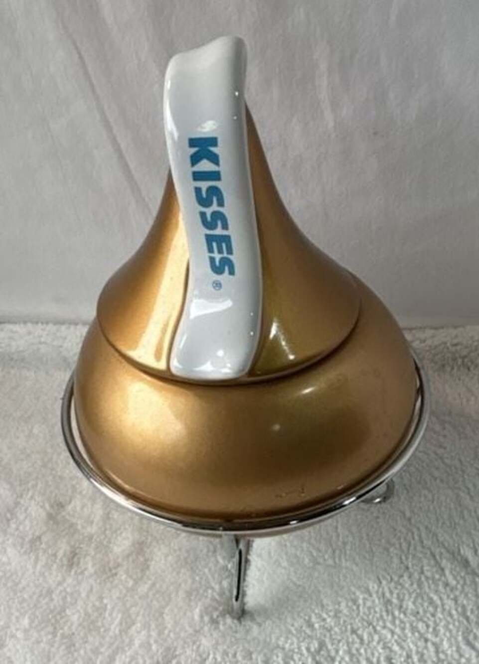 Hershey's Kisses 100th Anniversary Limited Edition Gold Ceramic Dessert Fondue S
